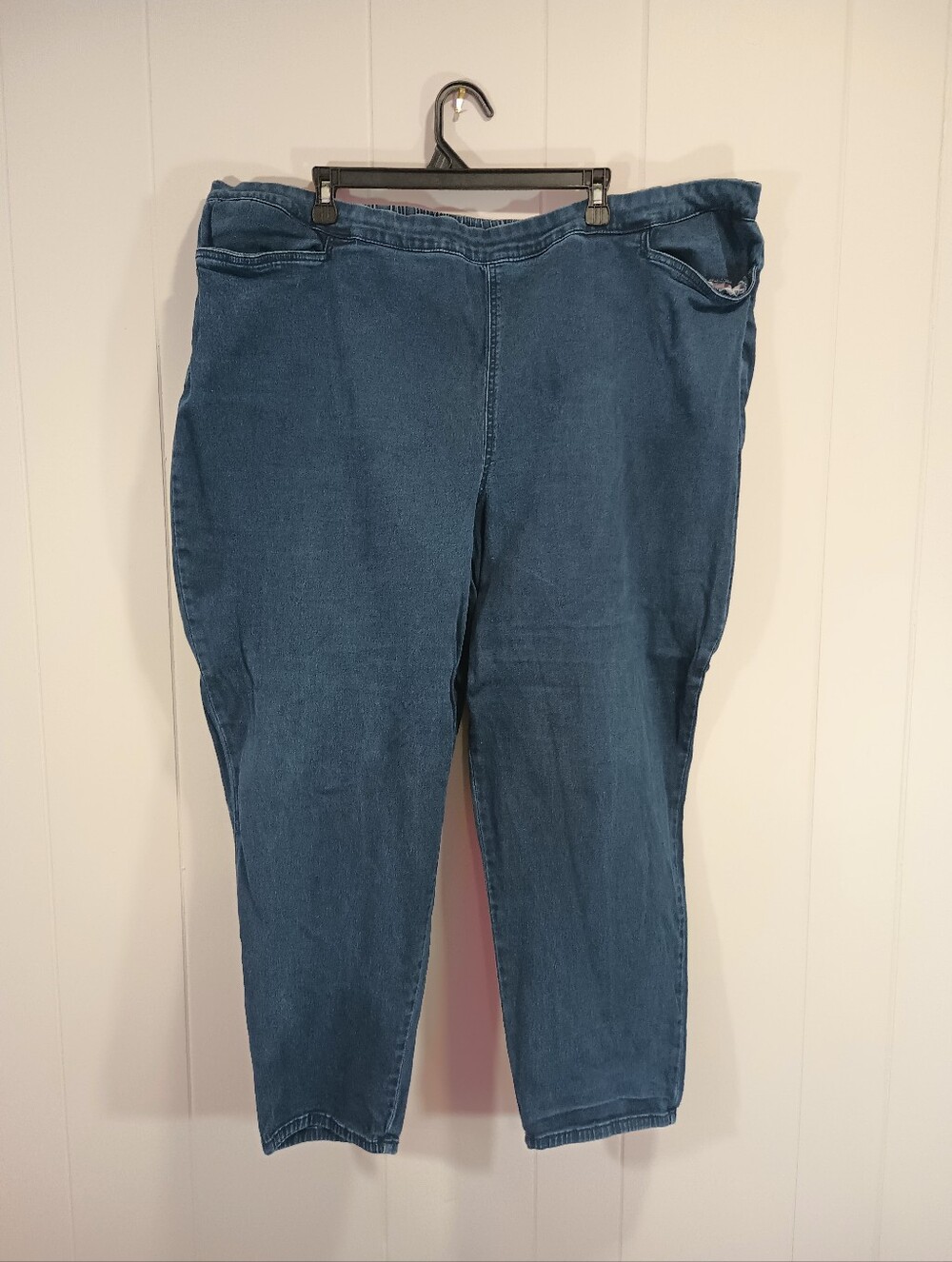 Catherines 98% Cotton Dark Blue Ankle Jeans